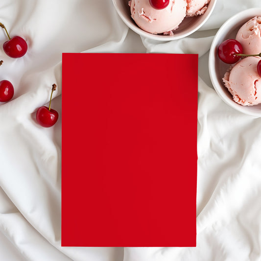 Whimsical Ice Cream Cone Wedding Save The Date Card | Corjl Template