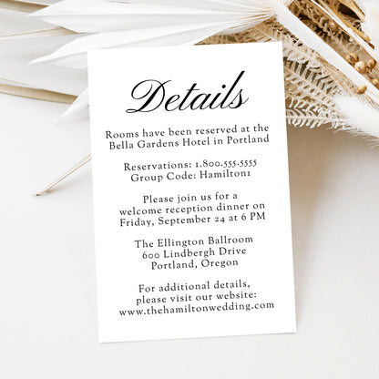 Elegant Black Chinoiserie Wedding Suite | Corjl Template